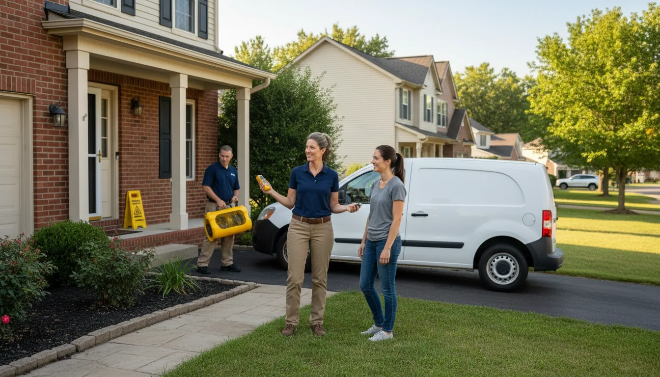 Water restoration image for Dehumidification And Cleanup Services in Ames, OK